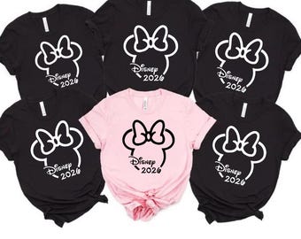 Disney 2026 Shirts, Disney Family T-Shirt, Disney Trip 2026 Shirt, Disneyland Family Matching Tee