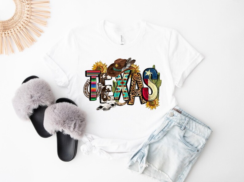 Texas Cactus Sunflowers Shirt, Texas State Shirt, Texas Lovers Shirt, Texas Home Shirt, Home State Tee, Texas Pride Tee, Texas Cowboy Tshirt image 6