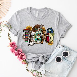 Texas Cactus Sunflowers Shirt, Texas State Shirt, Texas Lovers Shirt, Texas Home Shirt, Home State Tee, Texas Pride Tee, Texas Cowboy Tshirt image 2