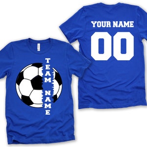 Custom Soccer Shirts, Personalized Soccer Gifts, Soccer Team Gifts, Matching Soccer Shirts, Soccer Team Shirt, Custom Soccer Player TShirt