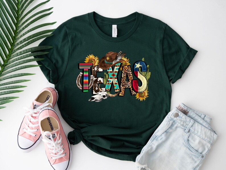 Texas Cactus Sunflowers Shirt, Texas State Shirt, Texas Lovers Shirt, Texas Home Shirt, Home State Tee, Texas Pride Tee, Texas Cowboy Tshirt image 4