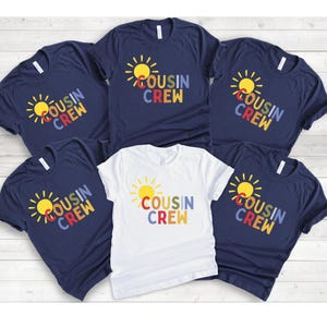 Cousin Crew 2026 Summer Vacation Beach Shirt, Cousins Beach Trip Shirts, Family Matching TShirt