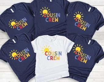 Cousin Crew 2026 Summer Vacation Beach Shirt, Cousins Beach Trip Shirts, Family Matching TShirt