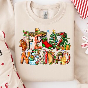 Feliz Navidad Shirt, Spanish Merry Christmas Sweatshirt, Feliz Navidad Sweater, Cute Family Shirt, Christmas Family Matching,Christmas Gift