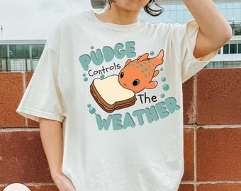 Pudge Controls The Weather Fish Shirt, Disney Lilo And Stitch Pudge Controls T-Shirt, Disneyland Family Matching Shirts, Pudge Controls Tee