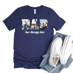 Custom Photo Shirt For Dad, Father’s Day Shirt, Custom Picture Gift For Dad, Custom Photo Dad Shirt, Grandpa Dad Gift