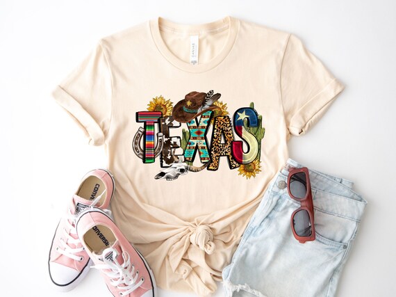 Texas Cactus Sunflowers Shirt, Texas State Shirt, Texas Lovers Shirt, Texas Home Shirt, Home State Tee, Texas Pride Tee, Texas Cowboy Tshirt
