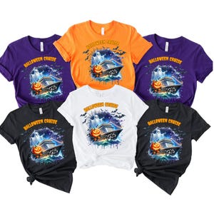Halloween Cruise 2025 Shirt, Matching Halloween Cruise Group Shirts, Halloween Cruise Party T-Shirt, Cruise Family 2025 Gift Shirts