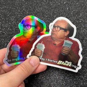 Danny DeVito Baja Blasting Sticker 3”
