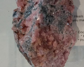 Rhodochrosite mined in Butte Montana circa 1940's
