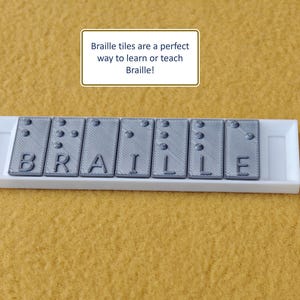 Braille Tiles (Learn or teach Braille quickly with these unique Braille Tiles!)