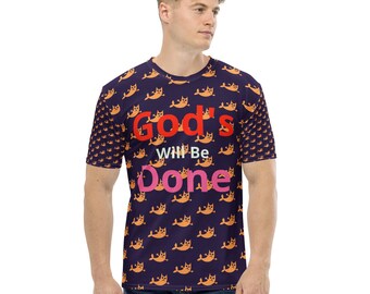 Gods will be done, Christian wear, Christian Gifts, In love with Jesus, Men's t-shirt