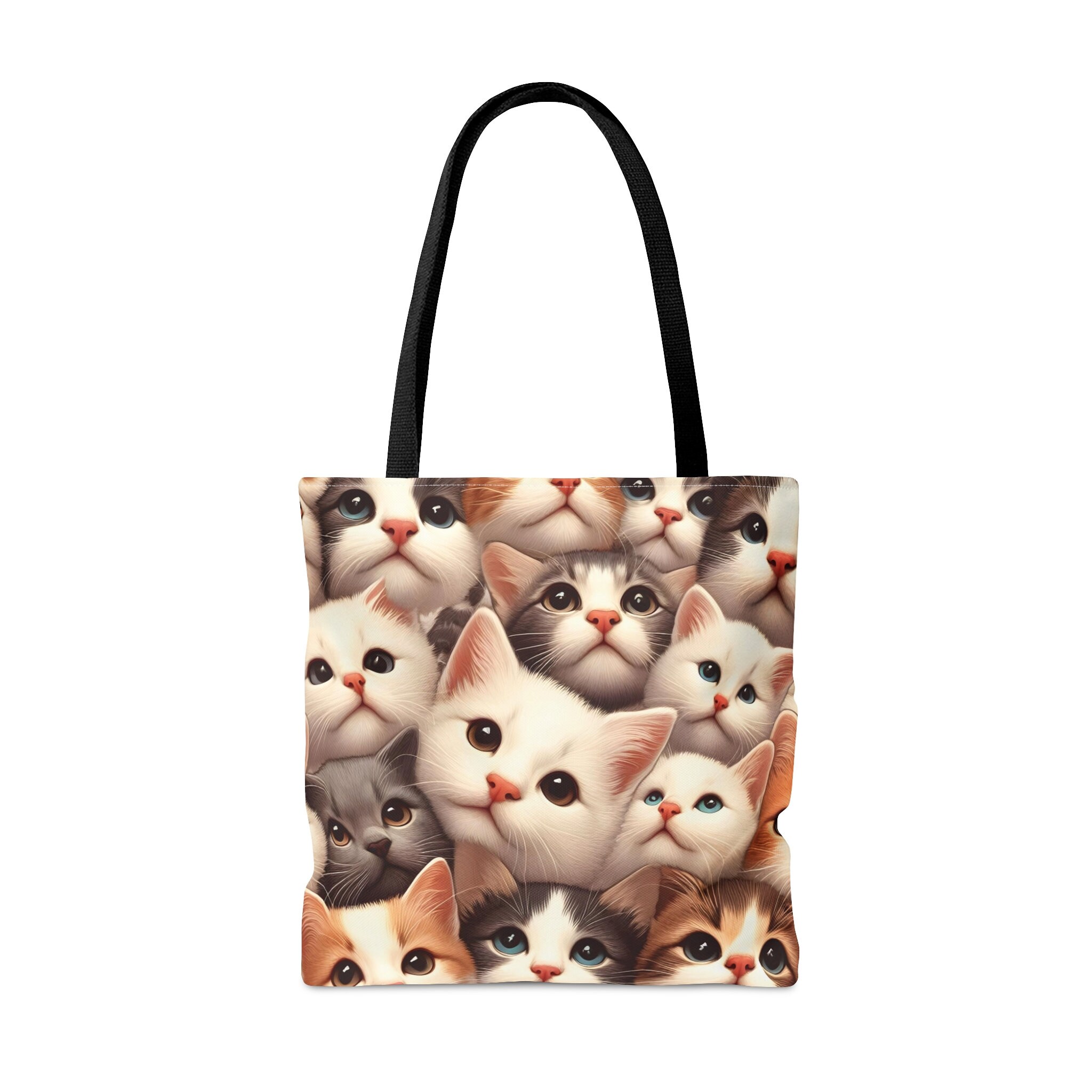 Bee Happy - Borsa tote con stampa, borsa in tela, riutilizzabile, per shopping, palestra, spiaggia, ecologica, con manico lungo (42 x 2 x 33) cm, Naturale, 41.5 x 37.5 cm