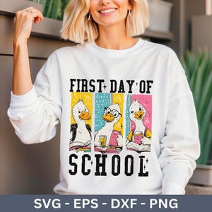 First Day Of School Png, Back To School Png, Teacher PNG, Preppy Back To School Png, School Png, First Day Of School Shirt Png