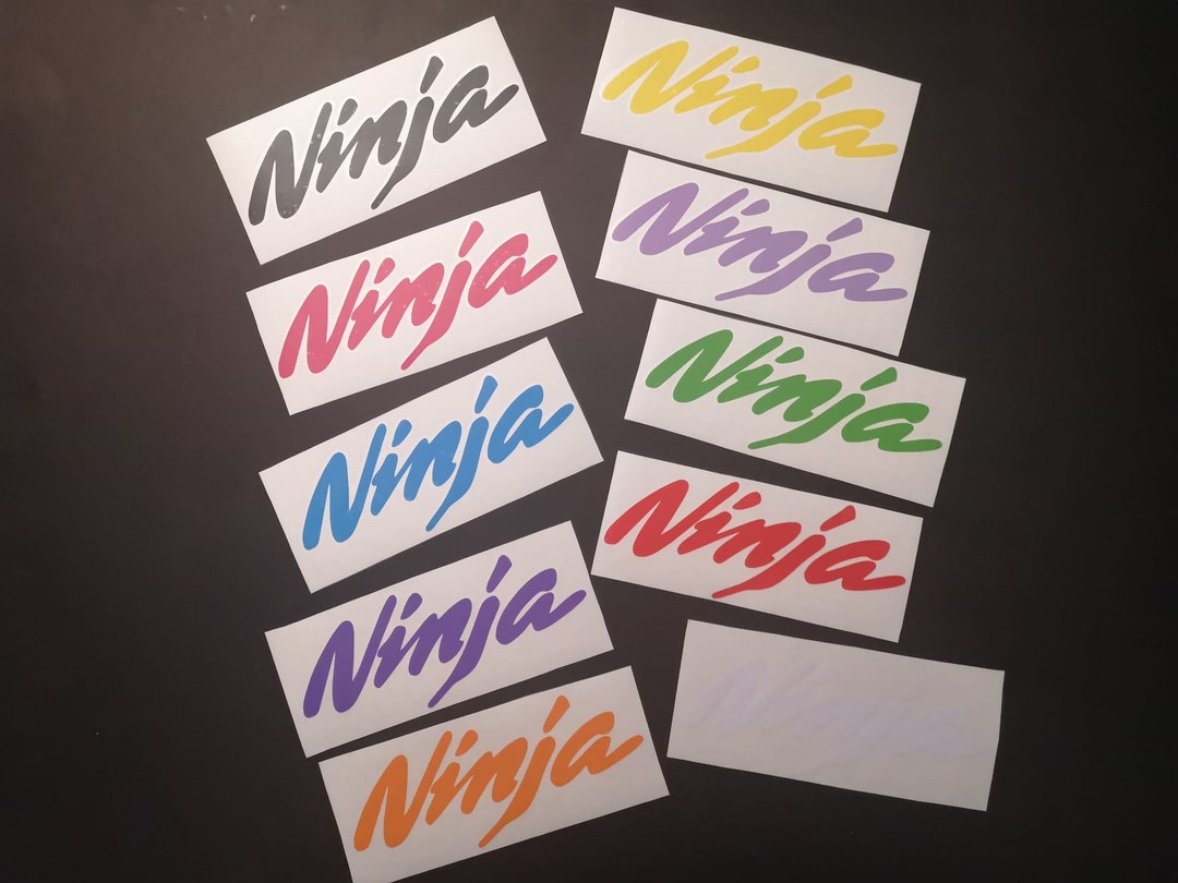 Kawasaki Ninja Decals 7x3 - Etsy