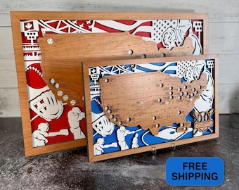 Cherry Baseball Stadium Travel Map: Personalized MLB Map