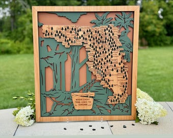 Personalized Florida State Park Map