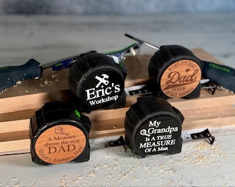 Personalized FastCap Tape Measure, Father's Day Gift, New Home