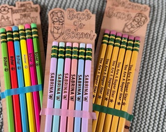 Personalized Ticonderoga Pencils: Back to School Gift Set