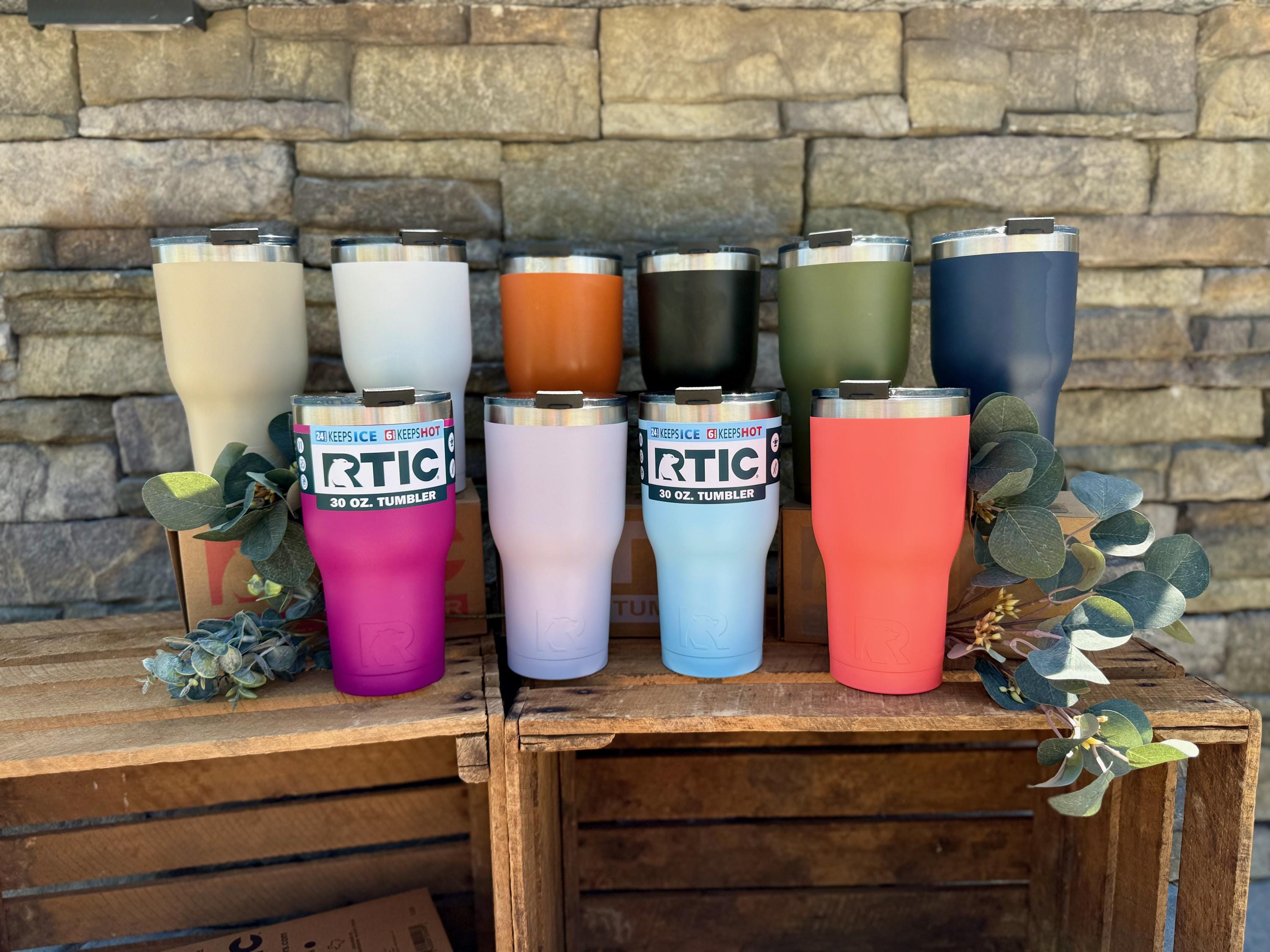Custom Engraved 30oz RTIC Tumbler Pick Your Own Design Stainless Steel Essential for the Loved One in Your Life Gift for Him Gift for Her