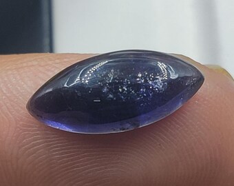 Natural iolite Cabochon marquis good polish for making jwellery carat 3.30