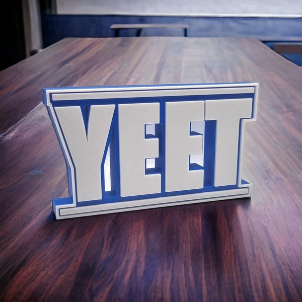 WWE USOS YEET 3d Printed Logo size 17 cm x 10cm