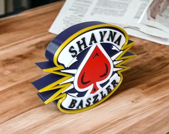 WWE / WWF Shayna Baszler free standing logo. size 6in x 7in