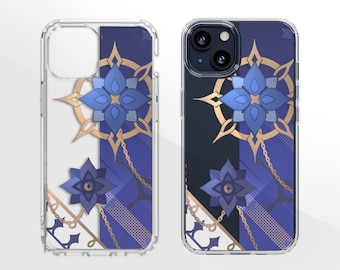 Genshin Albedo Inspired Aesthetic Clear Phone Case
