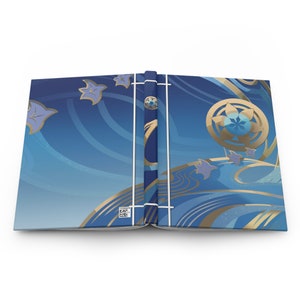 Genshin Wanderer Scaramouche Aesthetics Inspired Hardcover Notebook