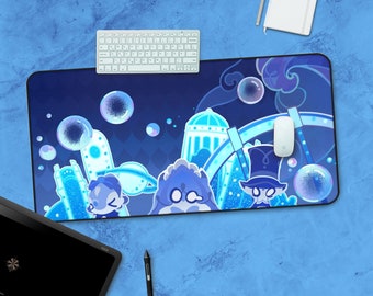 Genshin Furina Salon Solitaire Inspired Desk Mat
