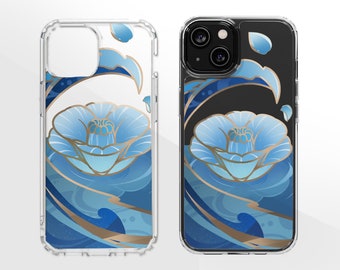 Kamisato Ayato Genshin Inspired Clear Phone Case