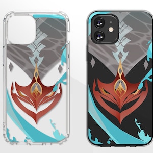 Genshin Childe Tartaglia Inspired Aesthetic Clear Phone Case