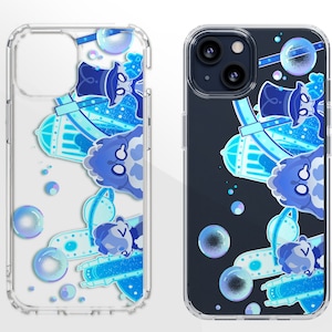 Genshin Furina Salon Solitaire Inspired Clear Phone Case
