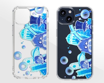 Genshin Furina Salon Solitaire Inspired Clear Phone Case