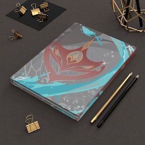 Childe Tartaglia Fatui Mask Inspired Hardcover Journal
