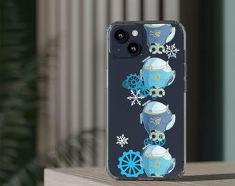 Genshin Freminet Pers Penguin Inspired Clear Phone Case