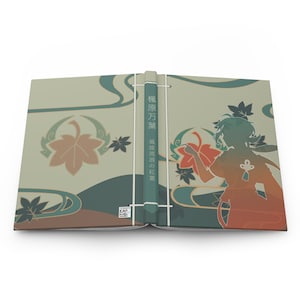 Genshin Kaedehara Kazuha Silhouette Hardcover Notebook