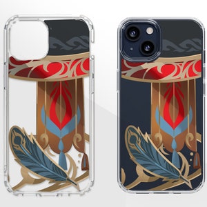 Kaveh Fanmade Namecard Inspired Clear Phone Case | Genshin Impact