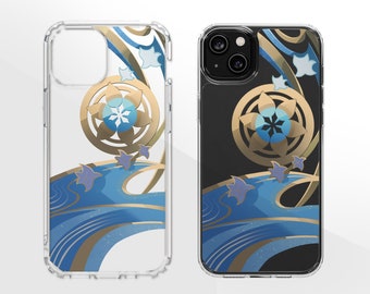 Genshin Wanderer | Scaramouche Inspired Aesthetic Clear Phone Case