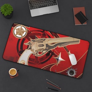 Boothill Honkai Star inspiriert Schreibtischmatte Mousepad