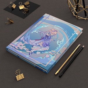 Sangonomiya Kokomi Summertime Odyssey Inspired Traditional Hardcover Journal