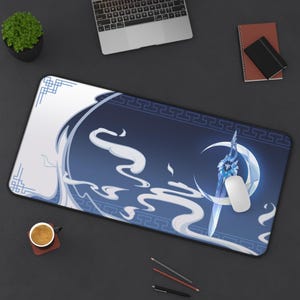 Versión de la espada de Jingliu: alfombrilla para ratón de escritorio inspirada en Honkai Star Rail Jingliu