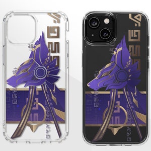Genshin Cyno Inspired Clear Phone Case