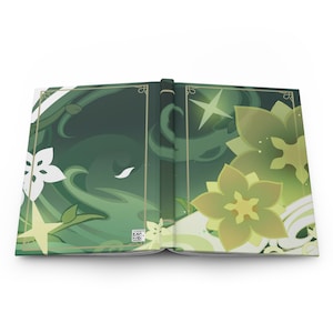 Genshin Tighnari Inspired Hardcover Notebook