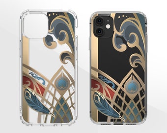 Genshin Kaveh Inspired Aesthetic Clear Phone Case