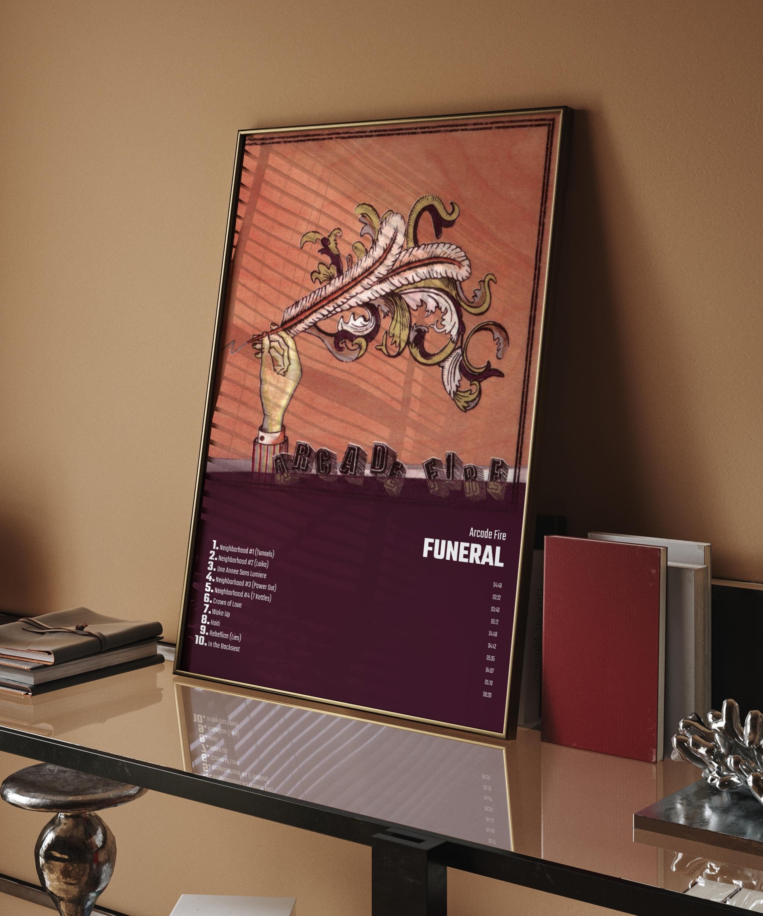 Arcade Fire Funeral Album Cover Poster Music Poster Home Etsy