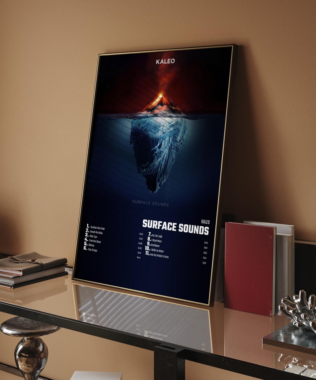 KALEO Surface Sounds Album Cover Poster Music Poster Home Etsy