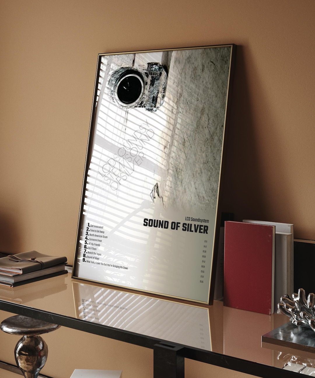 LCD Soundsystem Sound of Silver Album Cover Poster Music Etsy