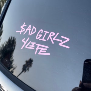 Sad Girlz/Boyz Vinyl Decal