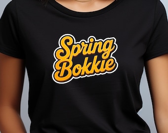 Springbokkie Südafrikanischer Rugby-Unterstützer, Frauen-T-Shirt, Südafrika-Fanoberteil, Rugby-Liebhabergeschenk,